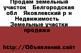 Продам земельный участок - Белгородская обл., Яковлевский р-н Недвижимость » Земельные участки продажа   